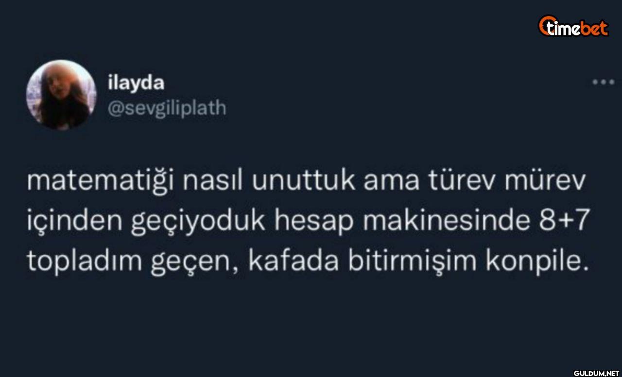 matematiği nasıl unuttuk...
