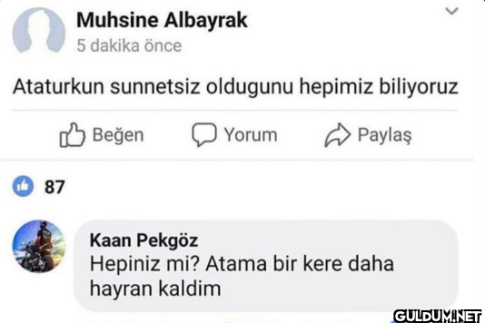 Muhsine Albayrak 5 dakika...