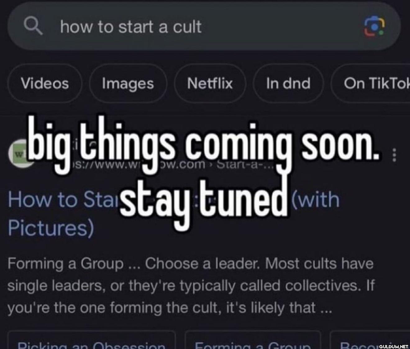 how to start a cult Videos...