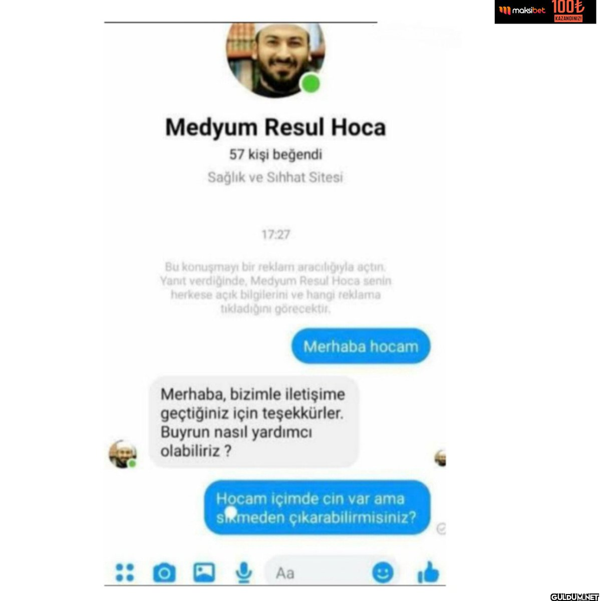 Medyum Resul Hoca 57 kişi...