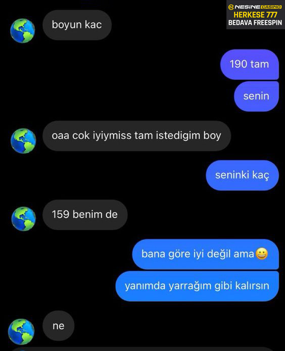 boyun kac oaa cok iyiymiss...