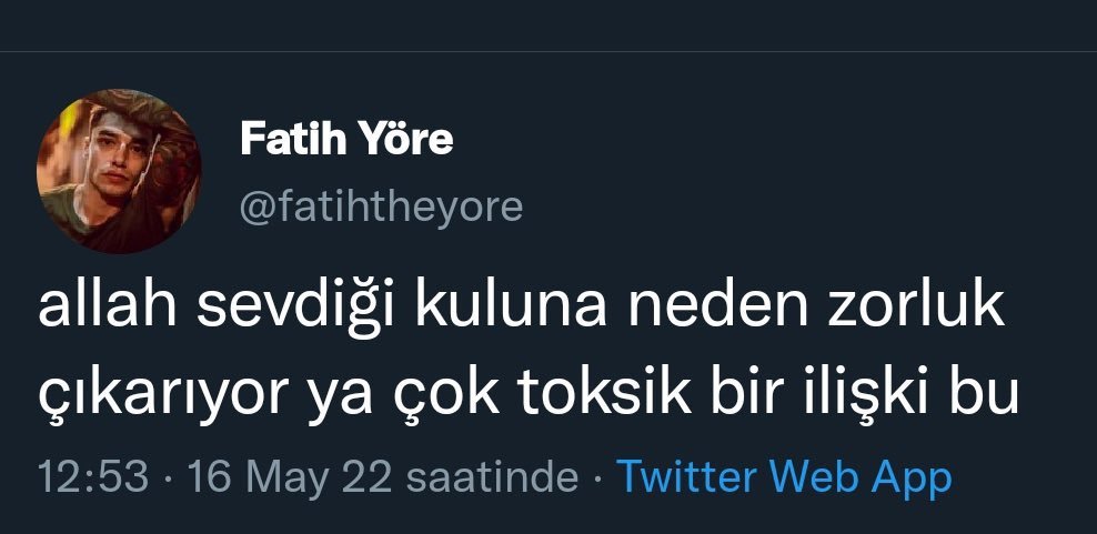 Fatih Yöre @fatihtheyore...