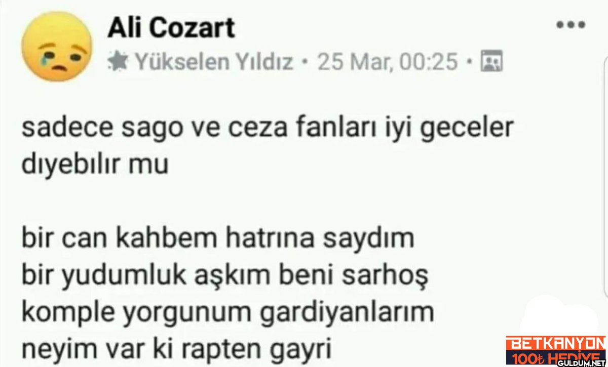 Şarkının doğrusunu unuttum...