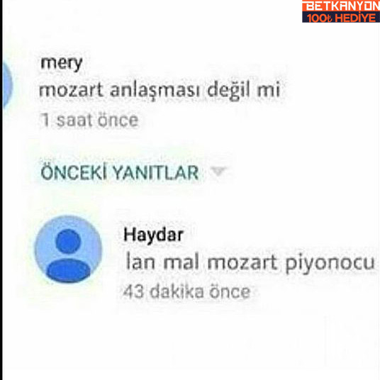 mery mozart anlaşması...