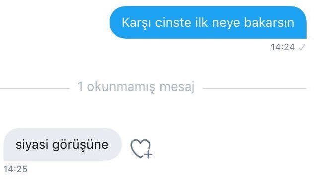 siyasi görüşüne 14:25...