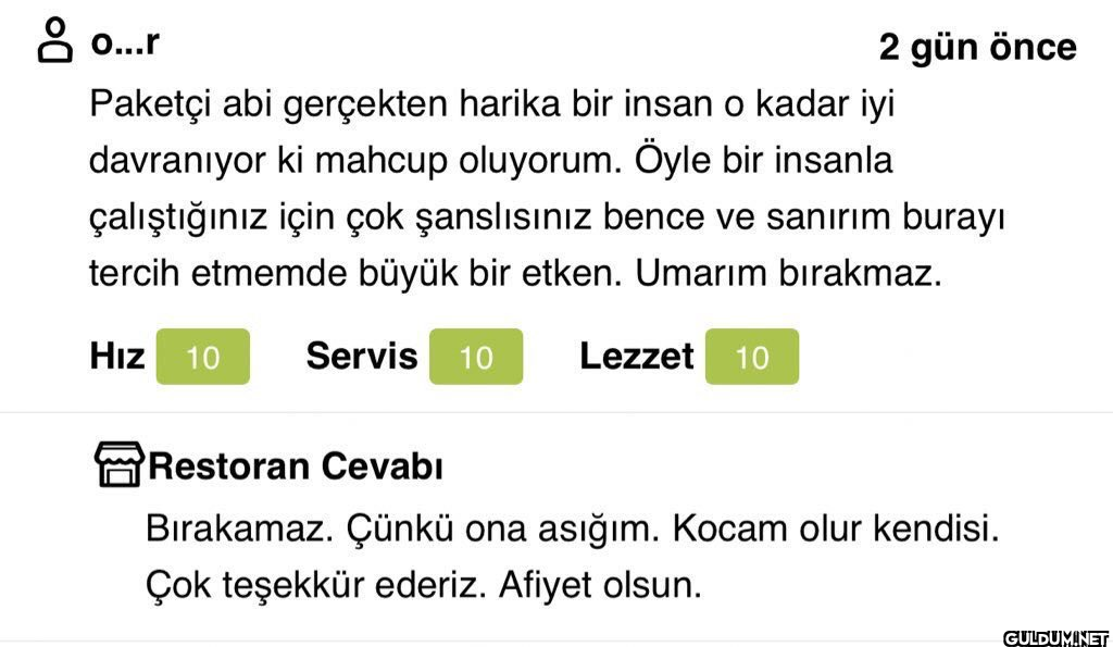 2 gün önce 8o...r Paketçi...