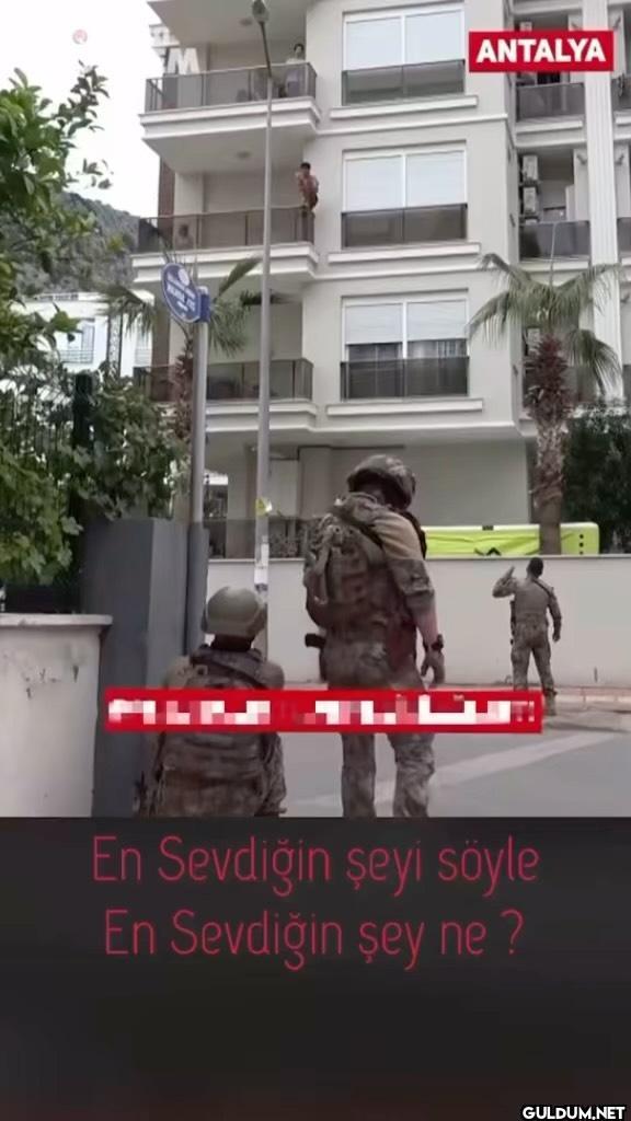 Antalya’da i*tihar etmeye...
