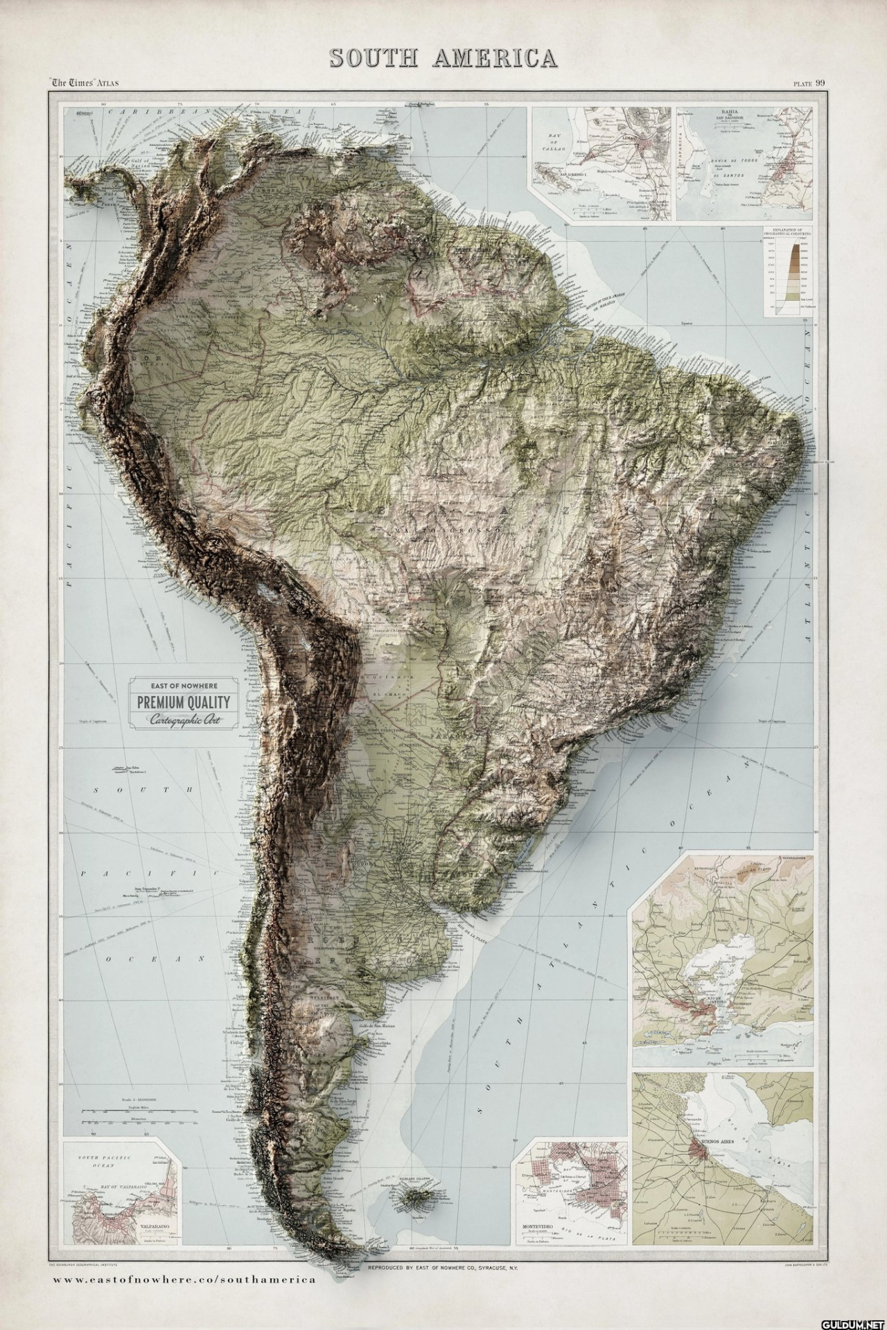 The Topography of South...