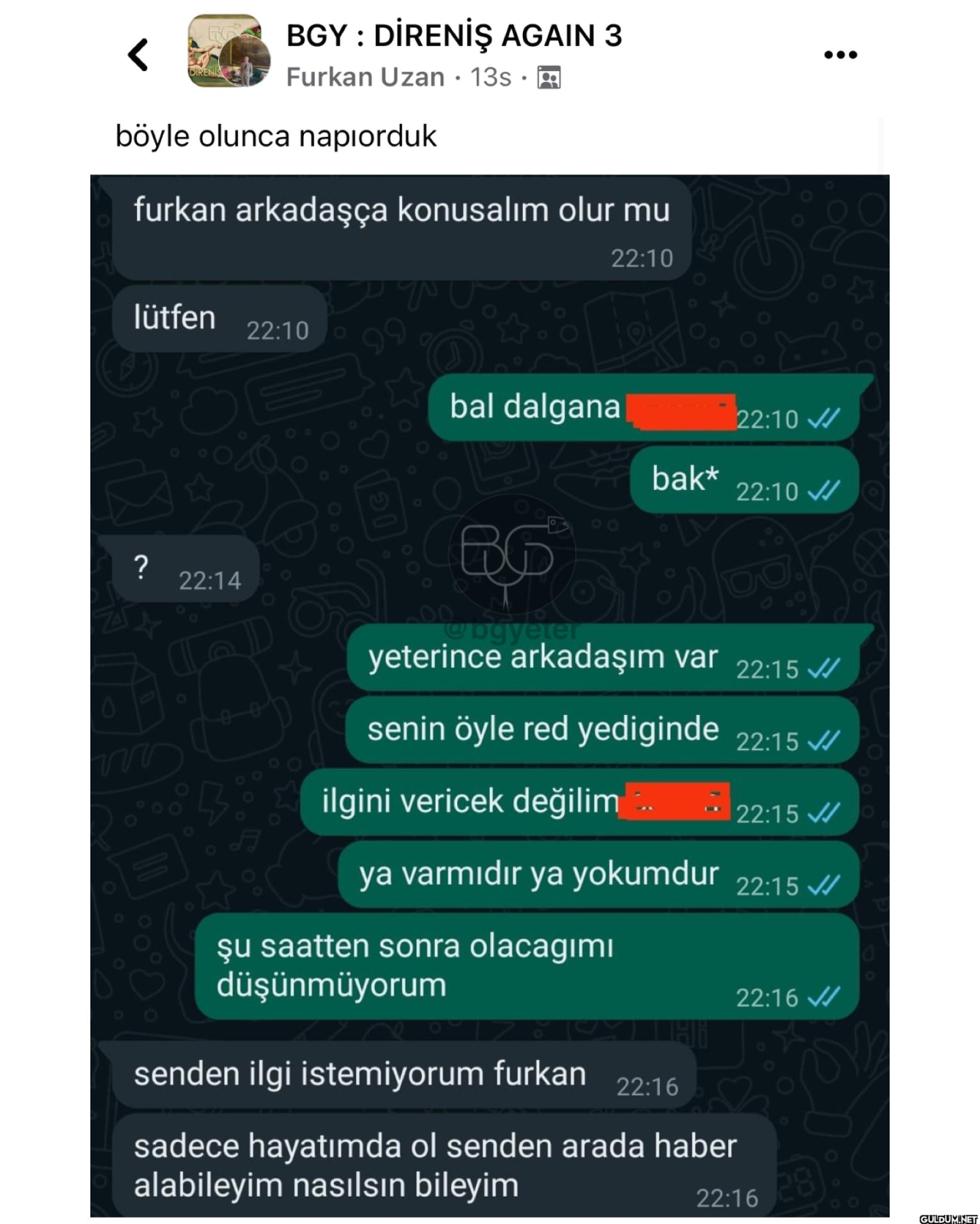 DIRENIS lütfen R ? 10 vvv...