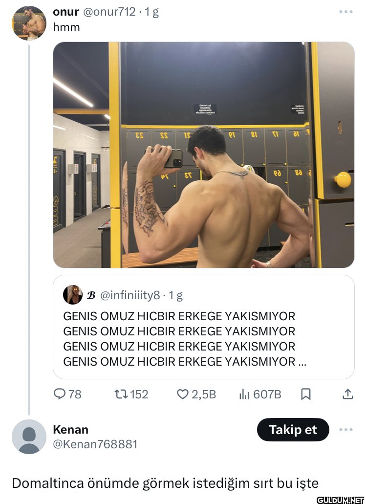 kime denk gelirse  onur...