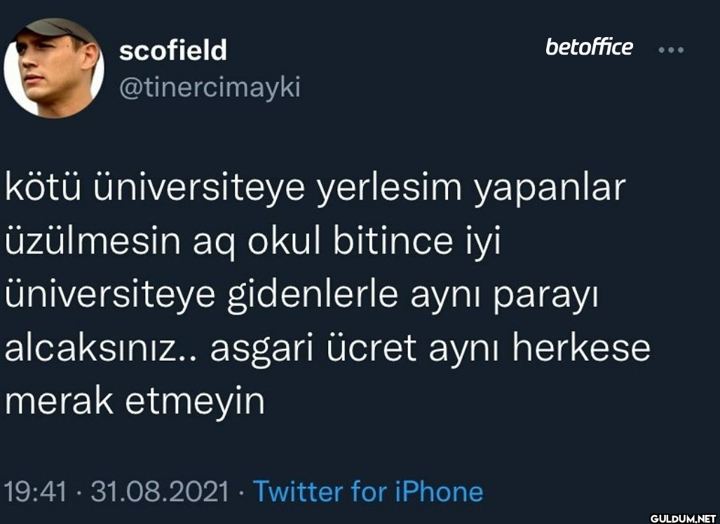 scofield @tinercimayki...
