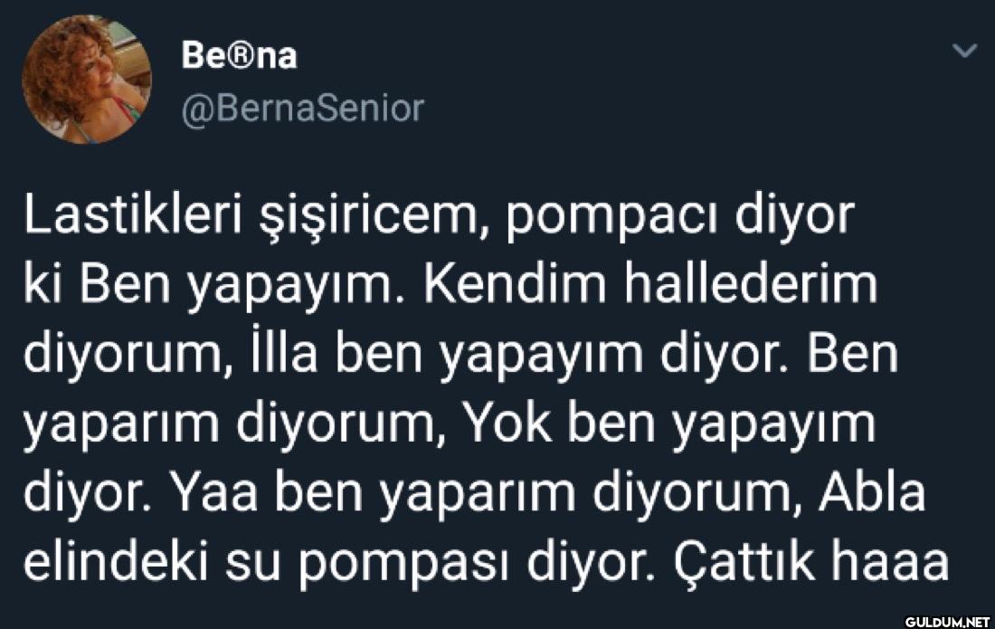 Lastikleri şişiricem,...