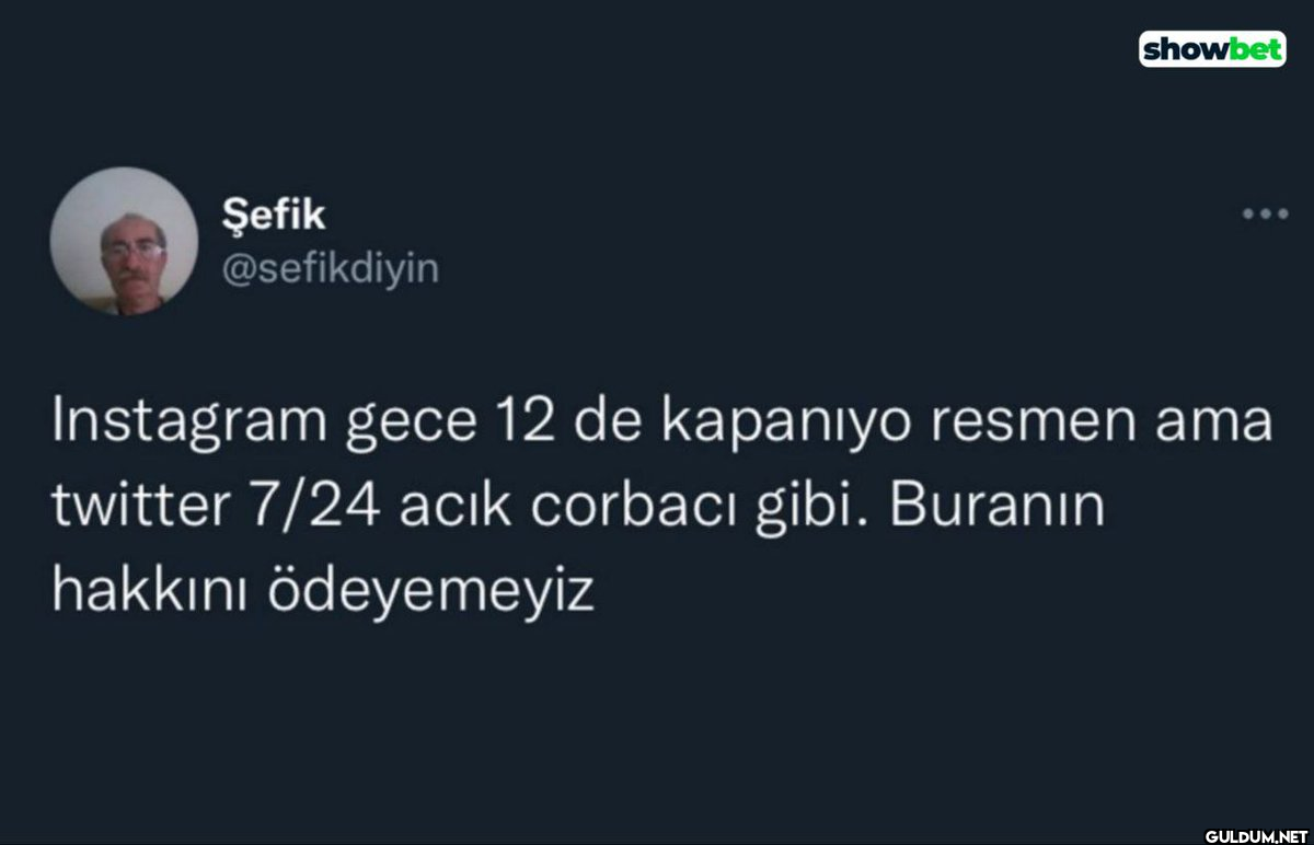 Şefik @sefikdiyin showbet...