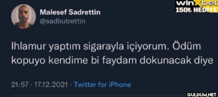 Malesef Sadrettin...