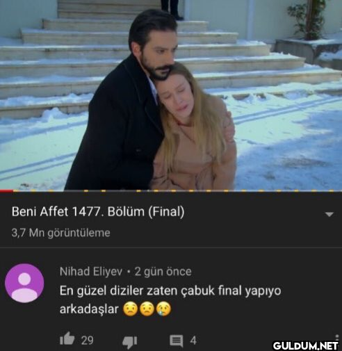Ulan taş olsa affederdi aw...