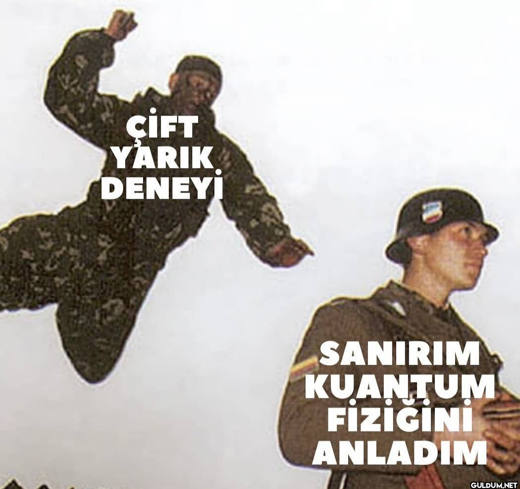 ÇİFT YARIK DENEY SANIRIM...