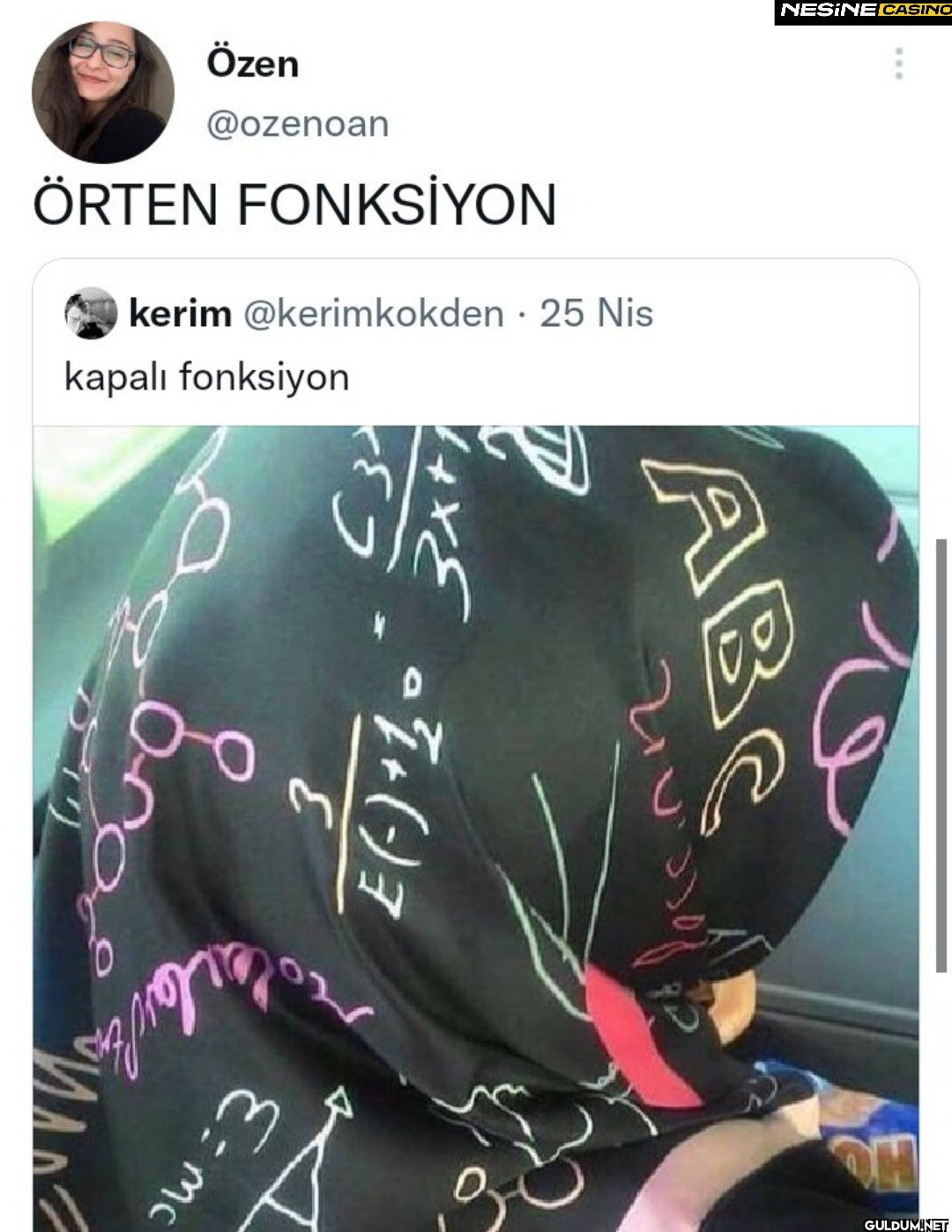 Özen @ozenoan ÖRTEN...