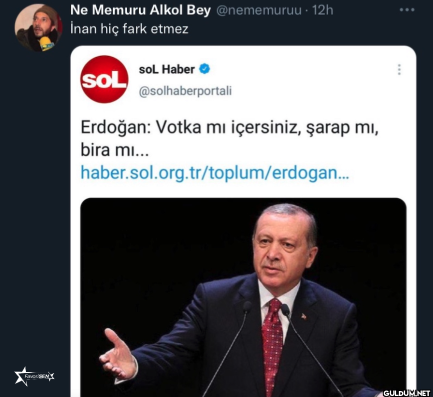 FavoriSEN Ne Memuru Alkol...