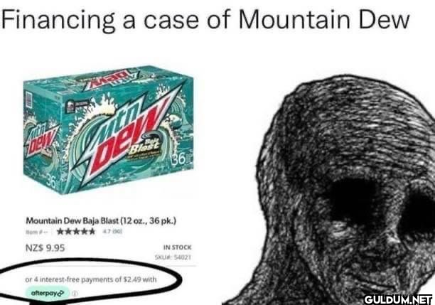 Financing a case of...