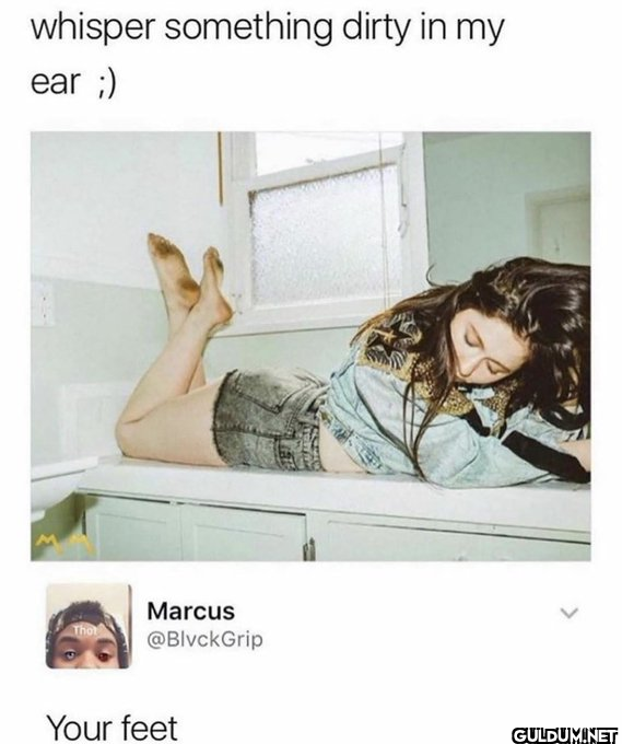 whisper something dirty in...