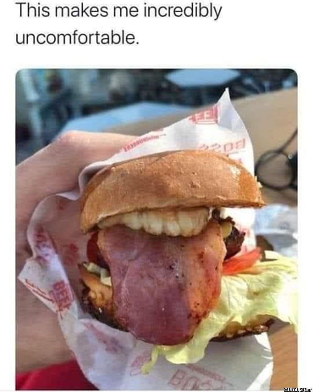Burger looking like it...