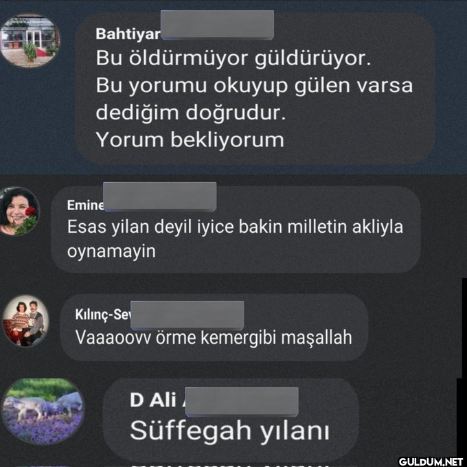 SİZİN ORDA NE DERLER? ...