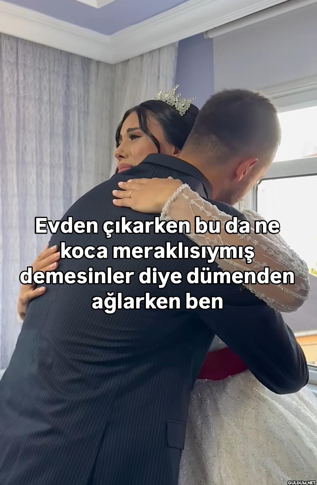 Evden çıkarken bu da ne...