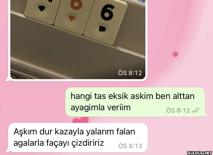 6 ÖS 8:12 hangi tas eksik...