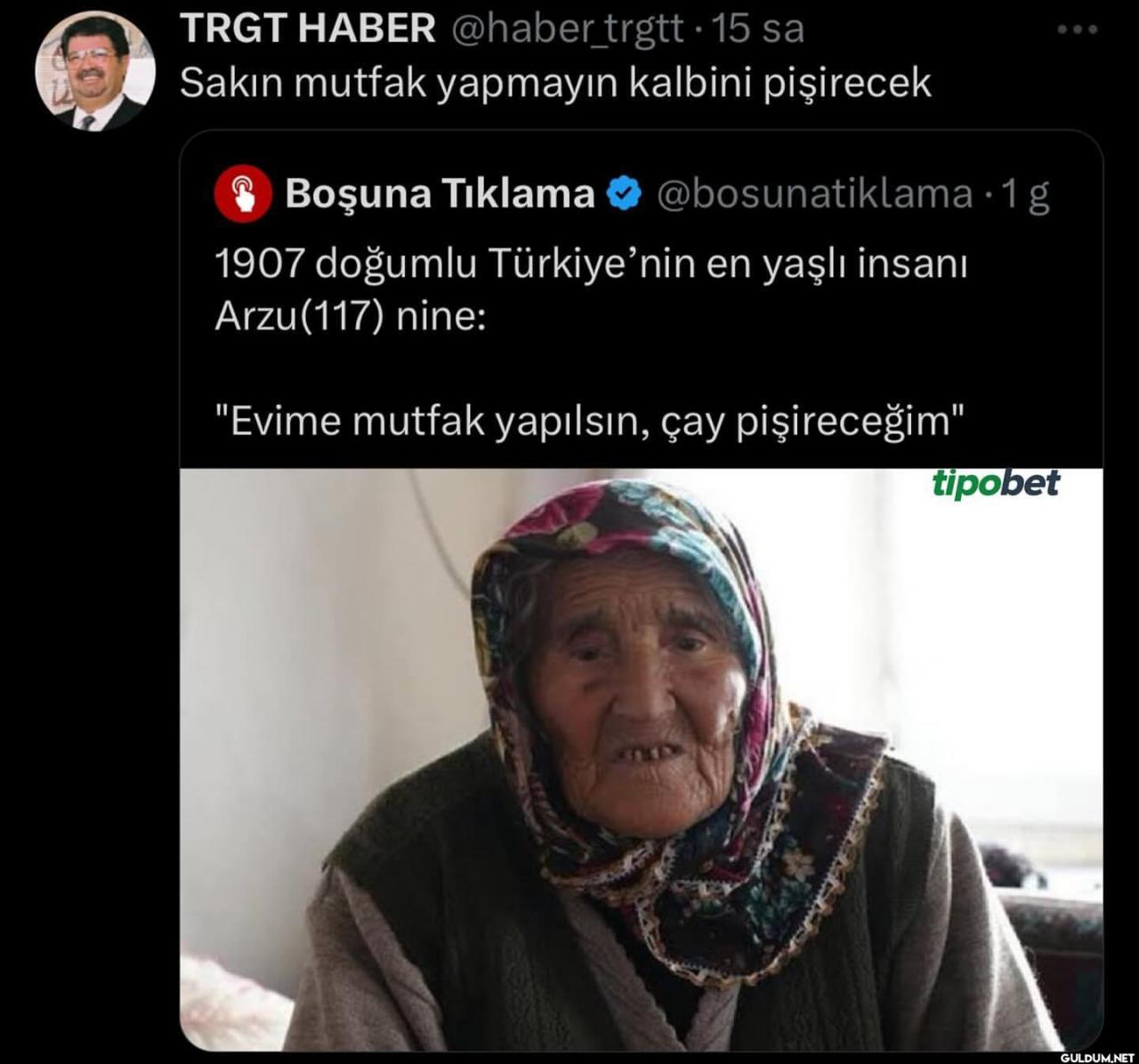 bu o teyze değilmi   TRGT...