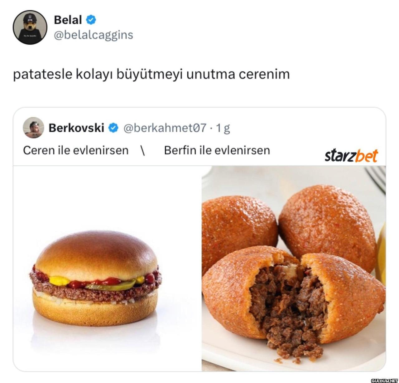 kusura bakma Berfin ben...