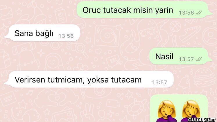 Sana bağlı 13:56 Oruc...