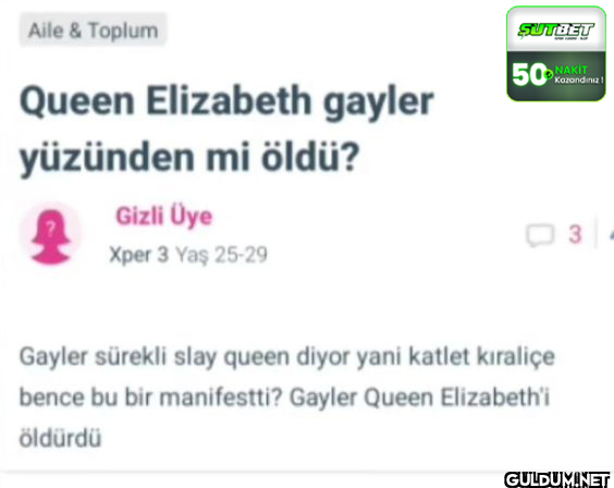Aile & Toplum Queen...