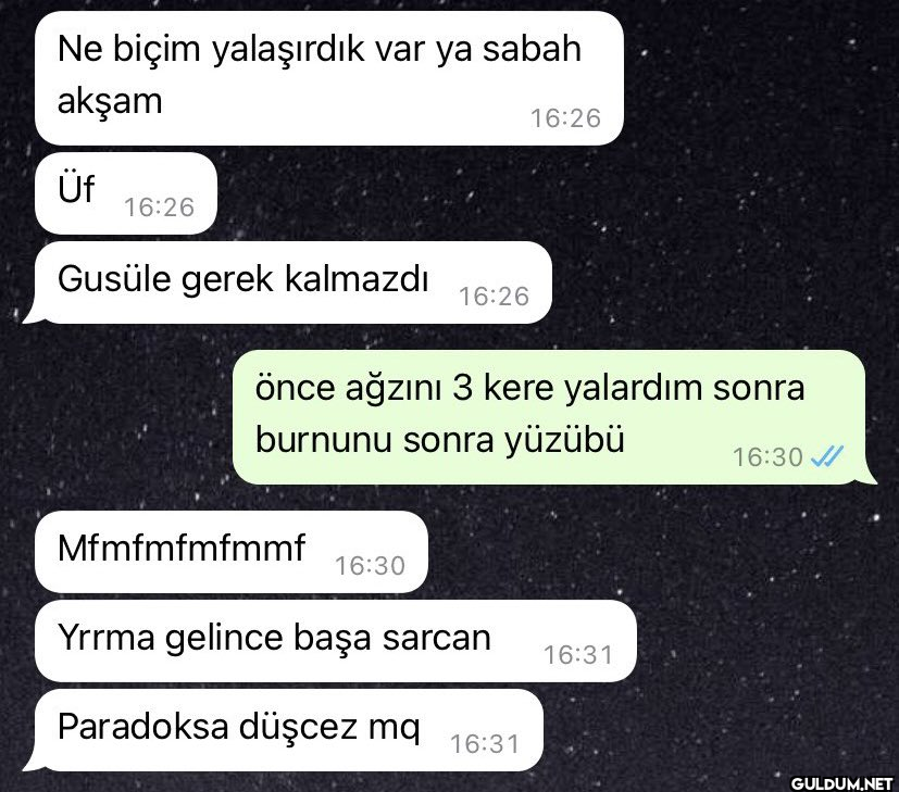 Ne biçim yalaşırdık var ya...