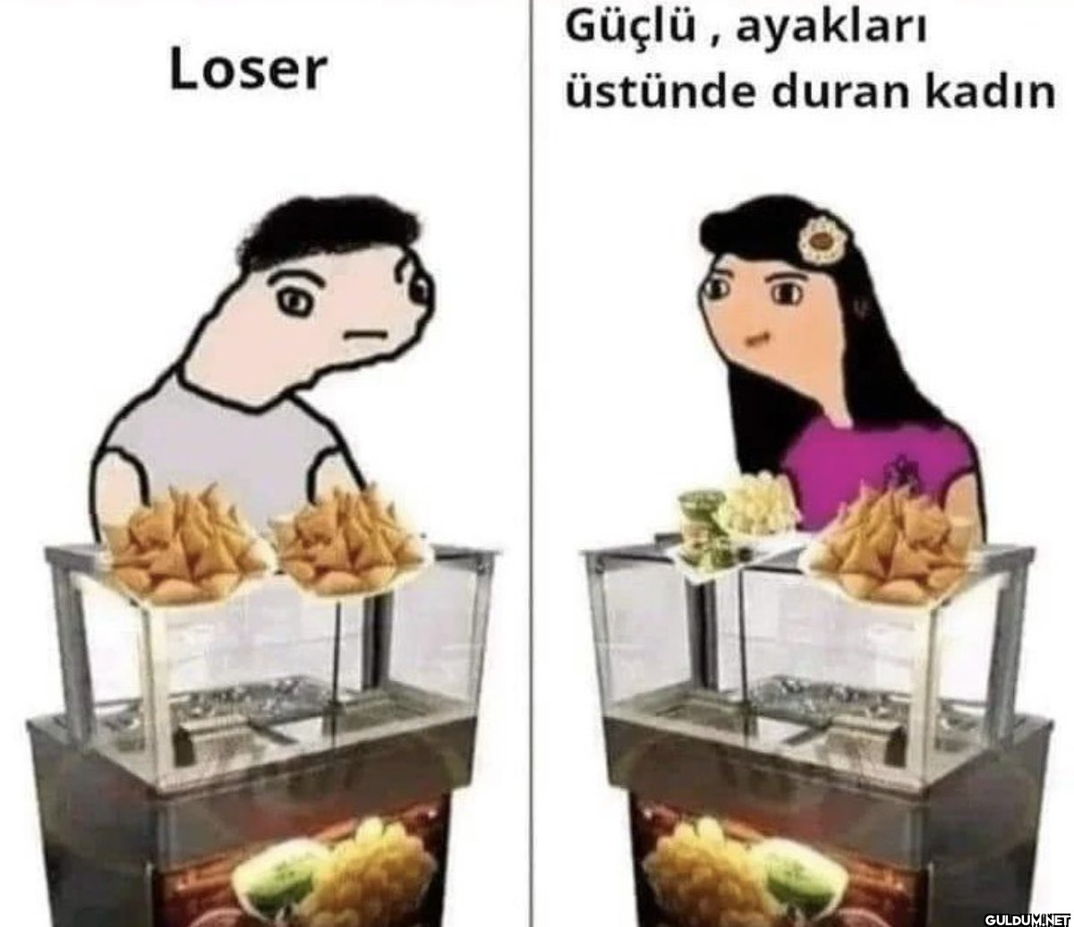 Loser Güçlü, ayakları...