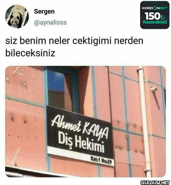 KORDONBET 150€ Kazandınız!...
