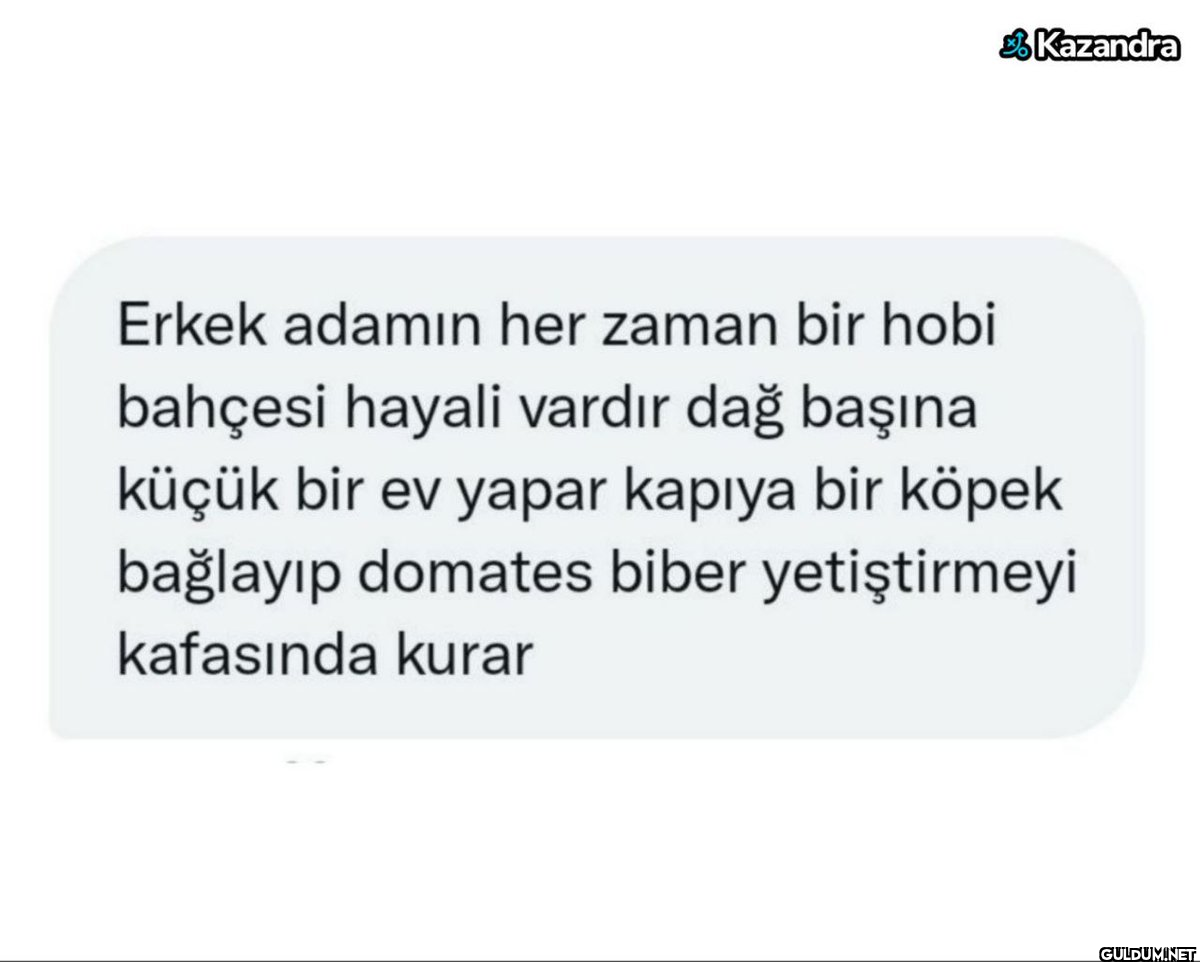 Kazandra Erkek adamın her...