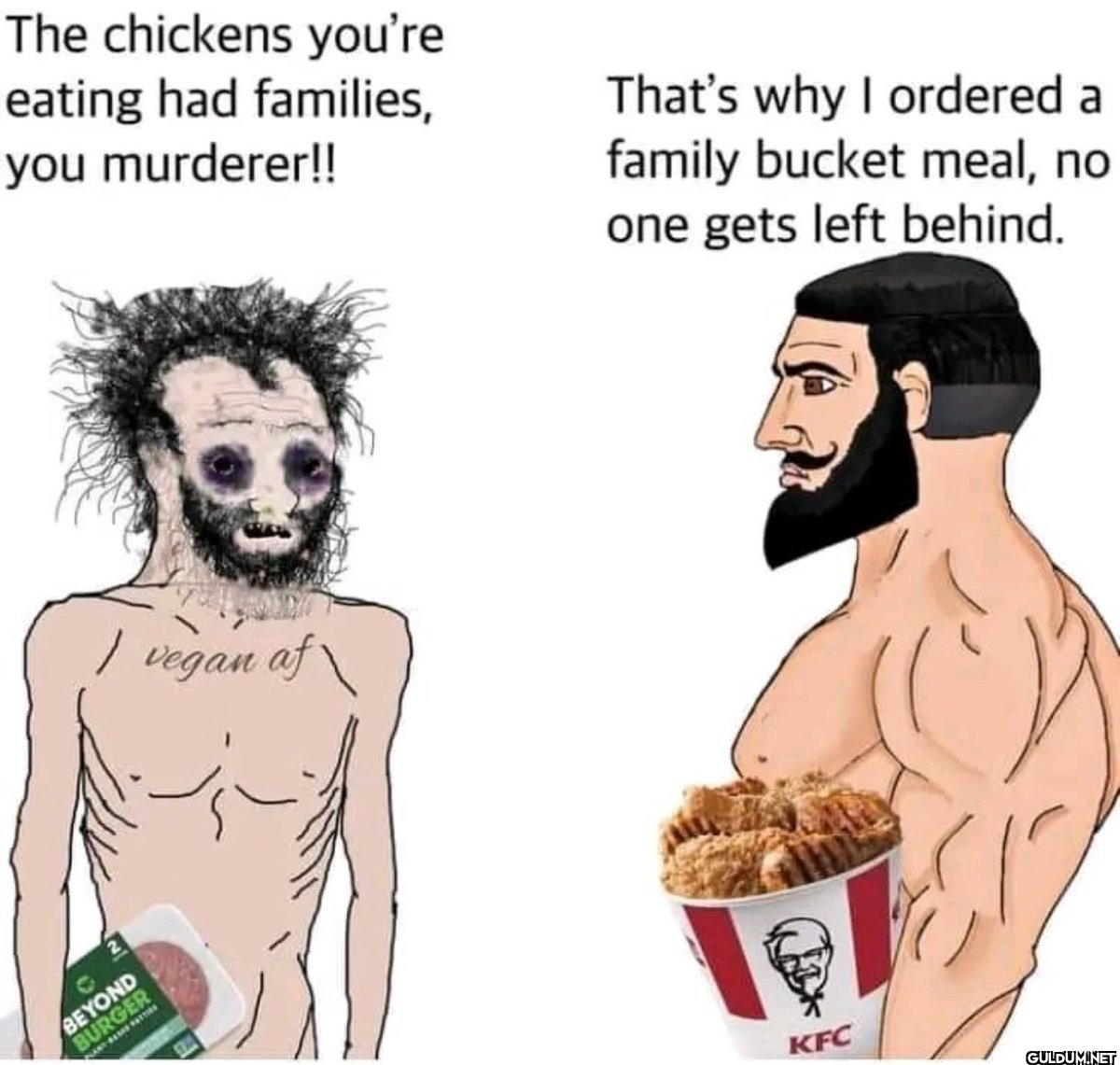 BEYOND BURGER The chickens...