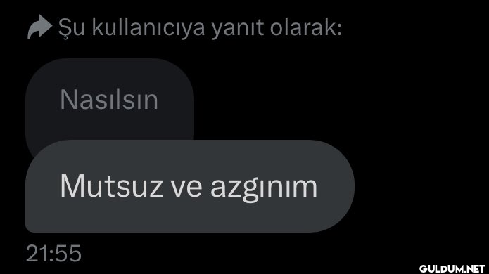 Şu kullanıcıya yanıt...