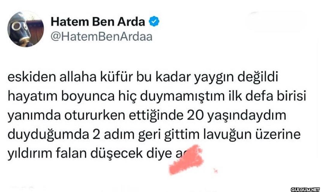 BenArdaa eskiden allaha...