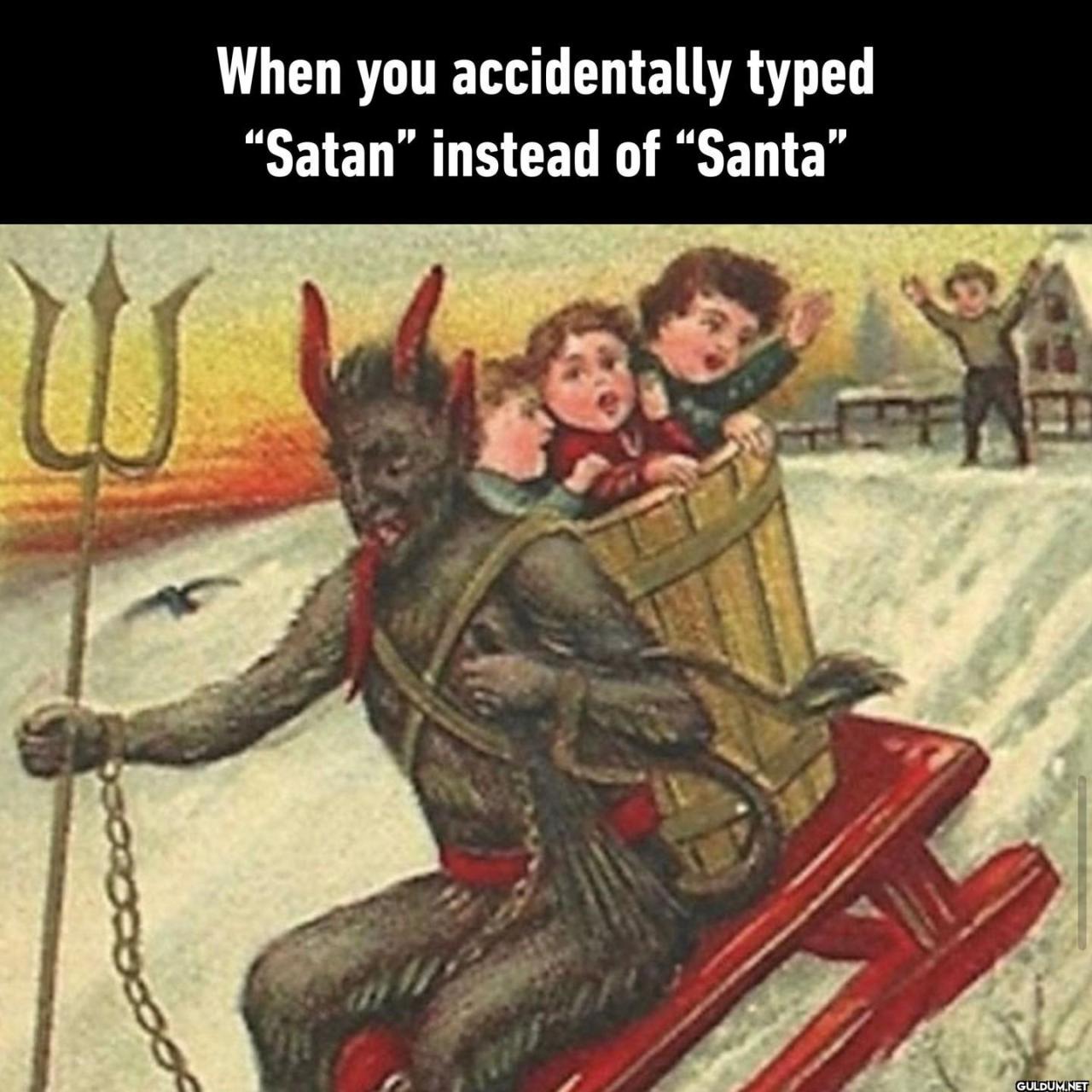 Satan claws - #santaclaus...