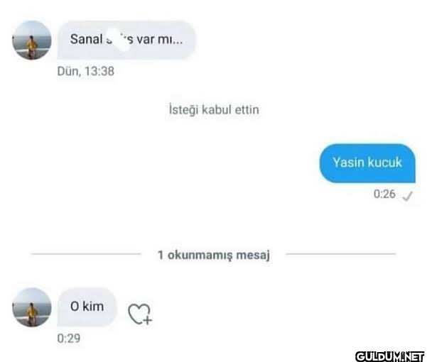 Sanals var mı... Dün,...