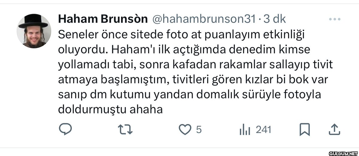 güzel taktik  Haham...