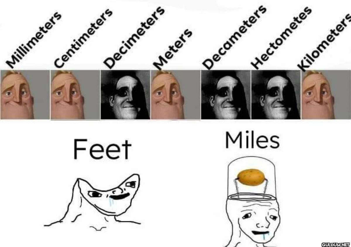 Millimeters Centimeters...