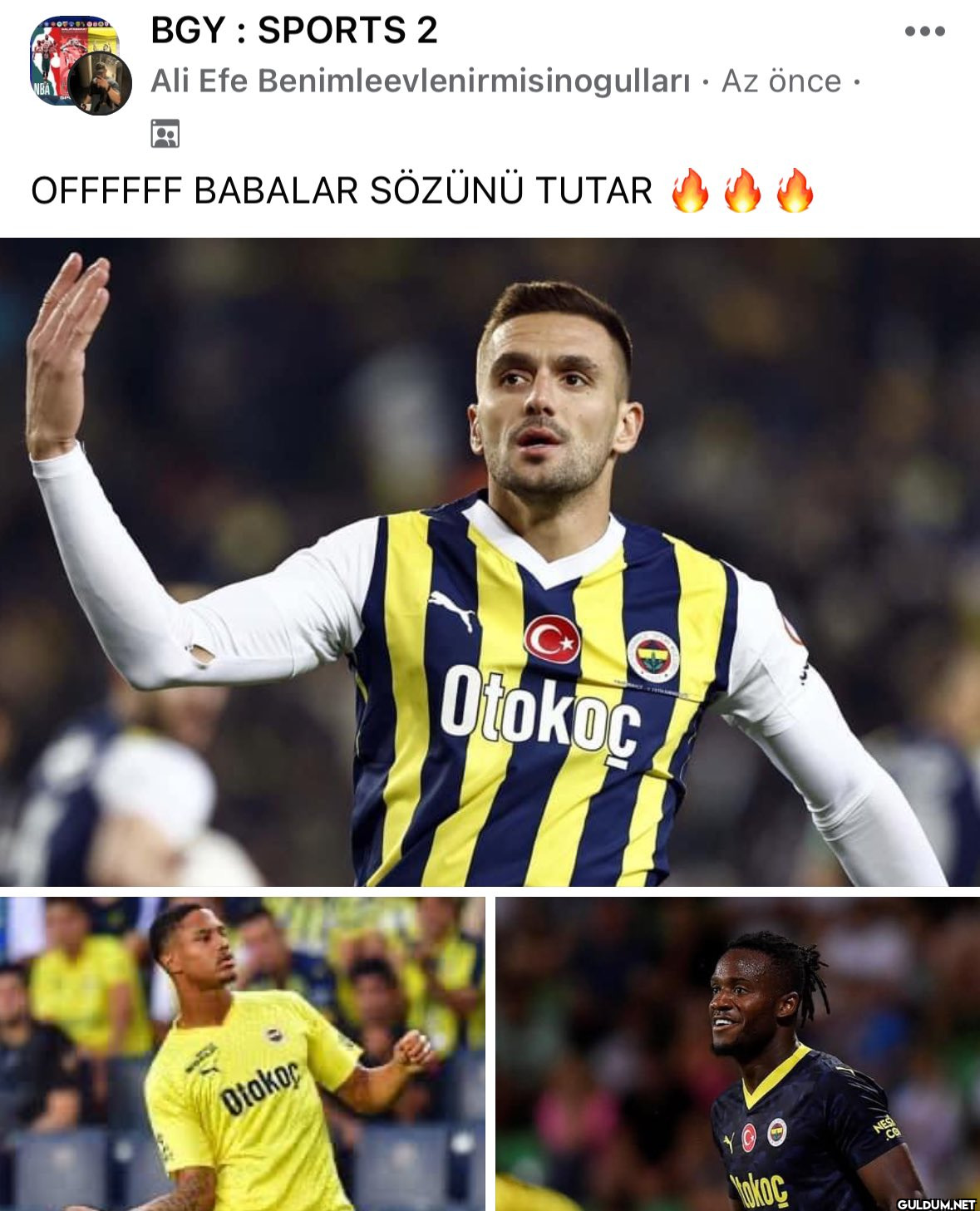 Fenerbahçe 3'ledi..   BGY...