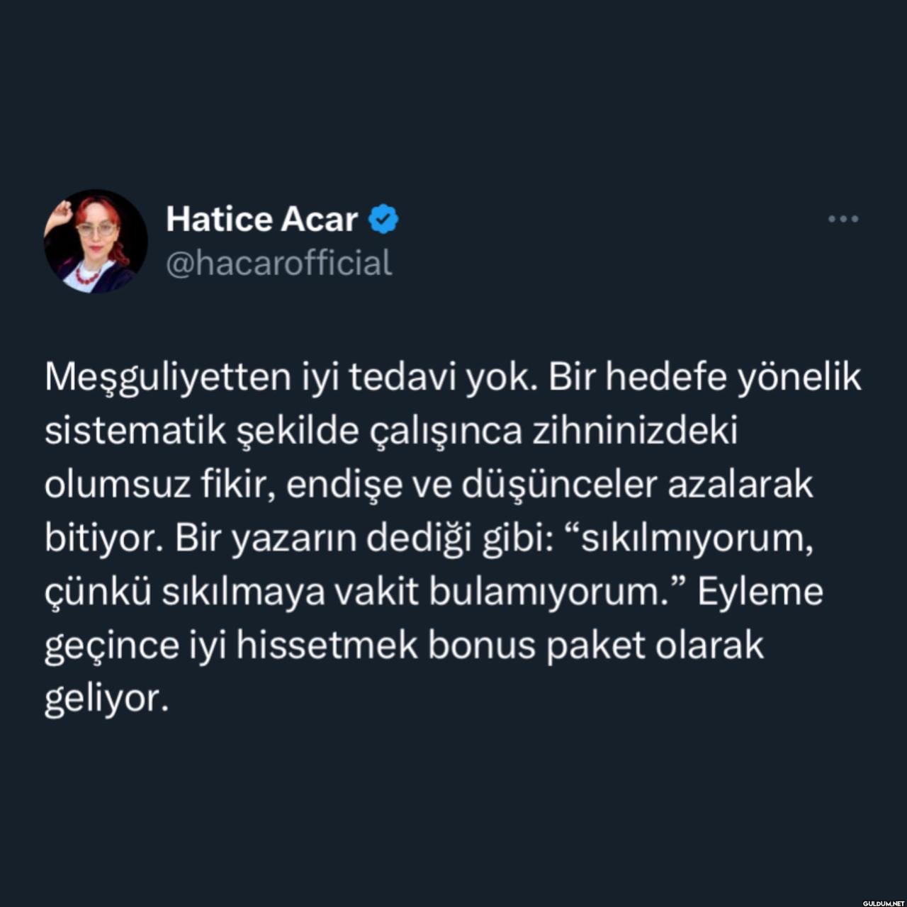 doğru mu?   Hatice Acar...