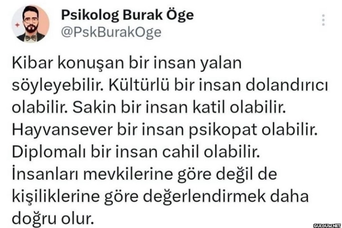 Psikolog Burak Öge...