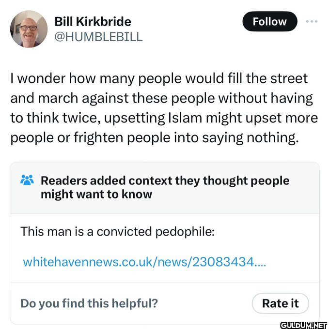 Bill Kirkbride @HUMBLEBILL...