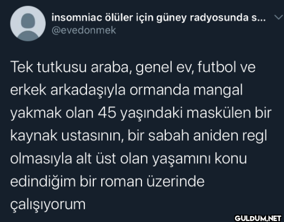 insomniac ölüler için...