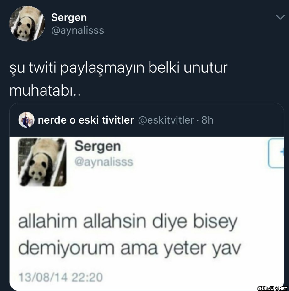 Sergen @aynalisss şu twiti...