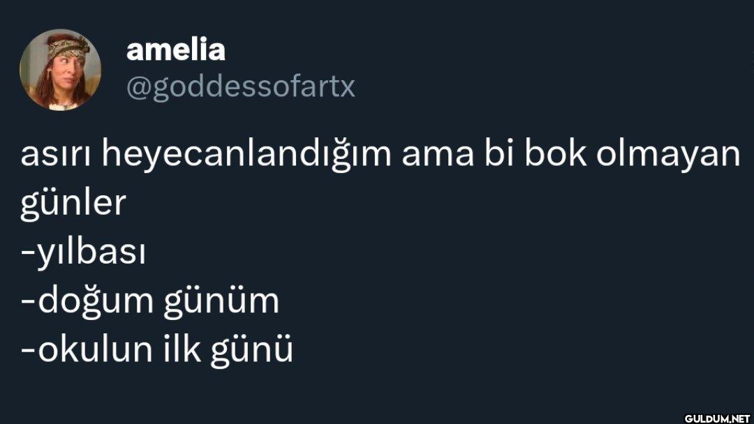 asırı heyecanlandığım ama...